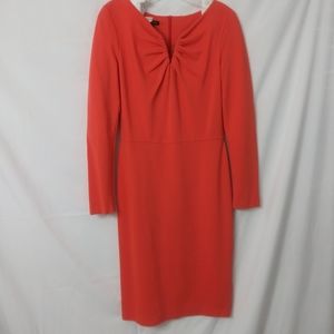 Escada orange,long sleeves dress